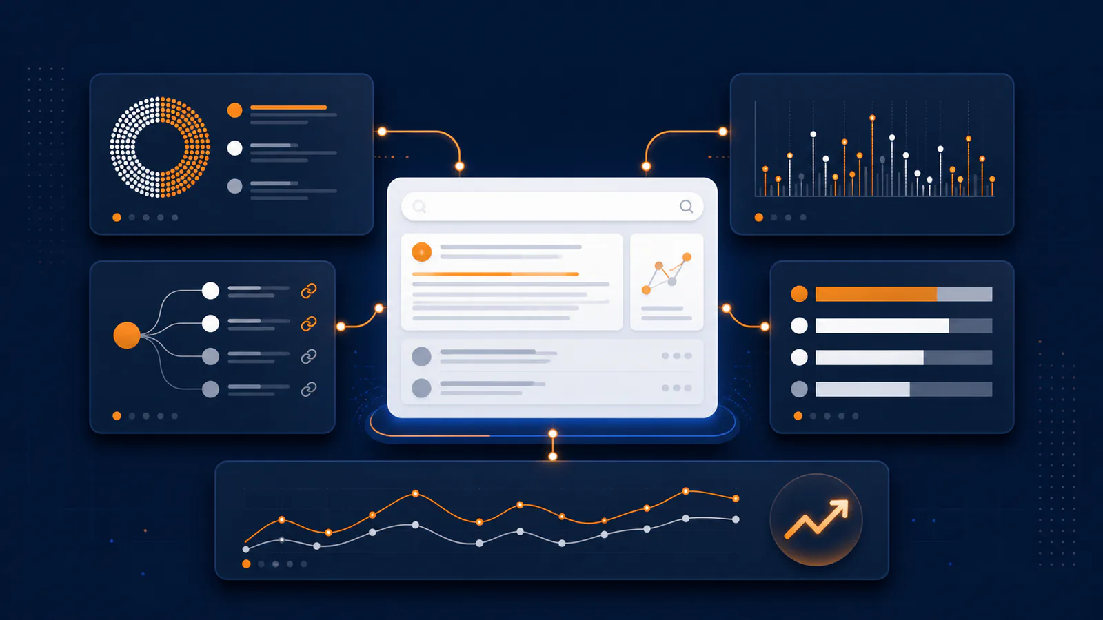 AI answer engine measurement dashboard with citation, visibility and conversion analytics