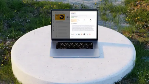 Search correlation dashboard connecting citations with performance data