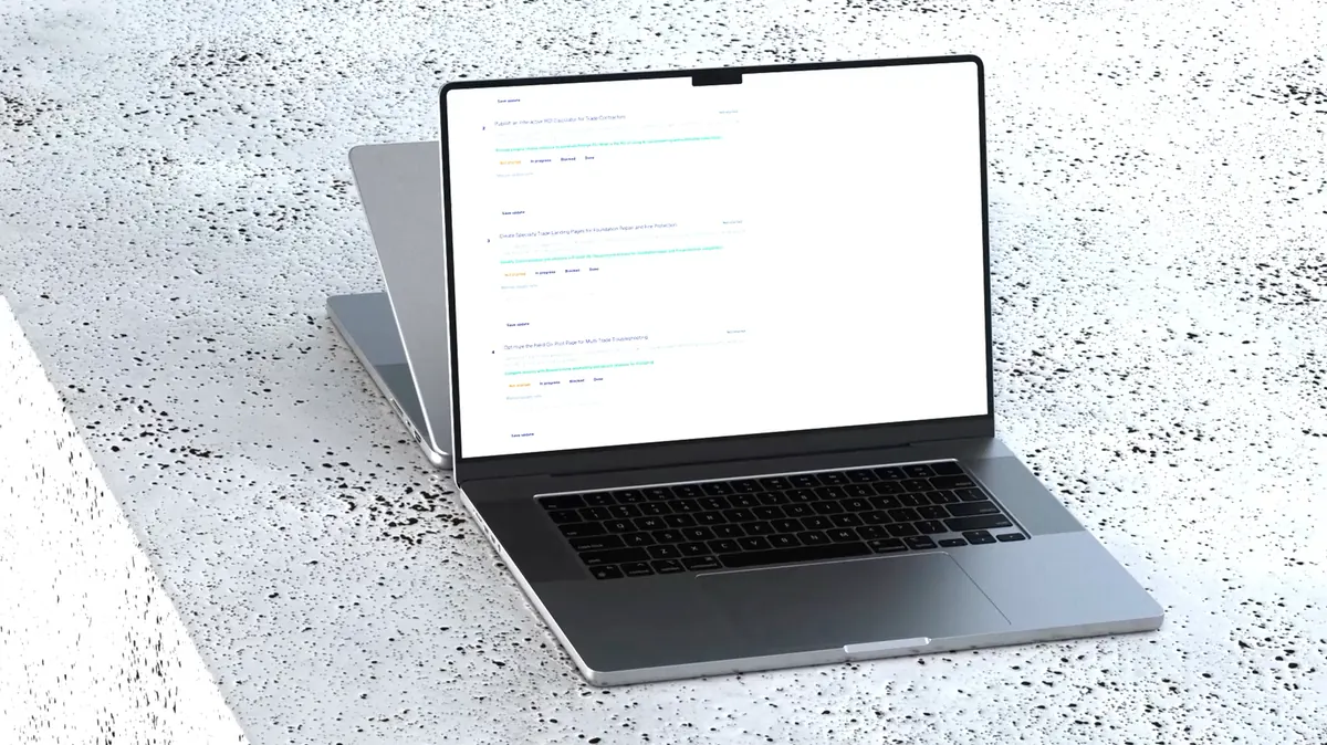 Evidence reporting interface for sharing AI visibility findings